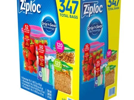 Ziploc Zipper Bag, Variety Pack, 347-count Hot on Sale