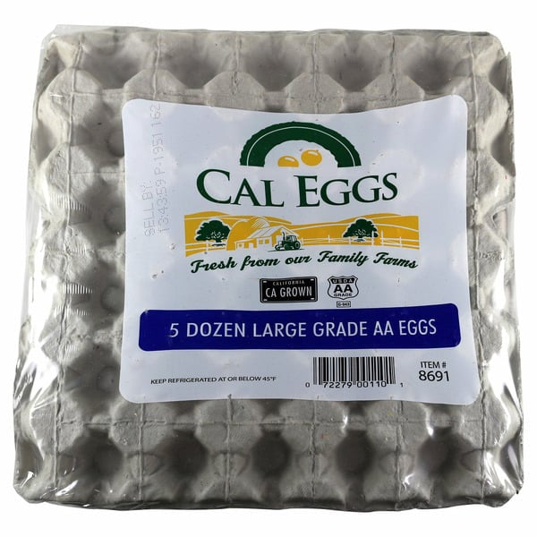 Cal Eggs USDA Eggs, Large, 5 dozen-count Online Sale