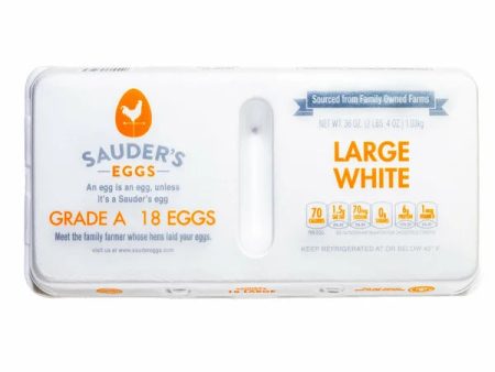 Dutch Farms White Eggs, 18-count Sale