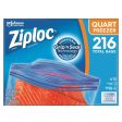 Ziploc Seal Top Freezer Bag, Quart, 54-count, 4-pack Online Hot Sale