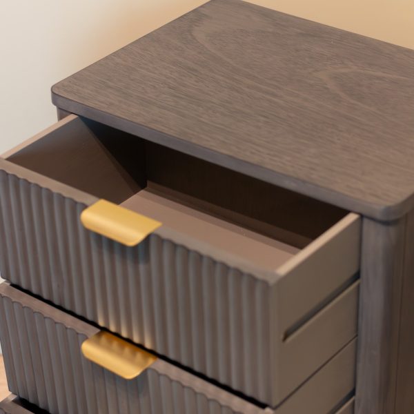 HARVEY 3 drawer bedside cabinet view instore on Sale