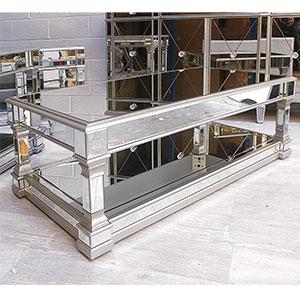 Appian Mirrored Silver  Coffee Table clearance offer For Sale