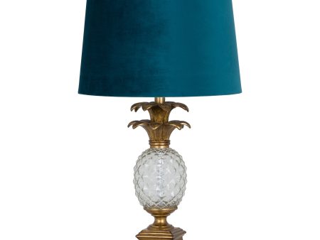 Ananas Pineapple table lamp with dark blue   shade  71 cm click n collect only Online