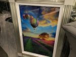 Hot Air balloon large  framed pictures .  CLEARING  AT LESS THAN HALF PRICE ! Click n collect Cheap