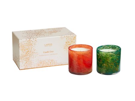 Absinthe Plum and Woodland Spruce Candle Duo (Limited Edition) For Discount