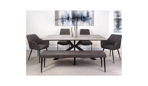 Mirabeau extending dining table with cross legs and  *smart top top  large Supply