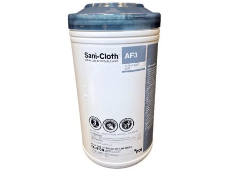 PDI Sani-Cloth AF3 Germicidal Disposable Wipe X-Large 75 wipes per canister Online Hot Sale