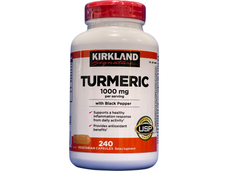 Kirkland Signature TURMERIC 1000 mg - 240 Capsules Online Sale