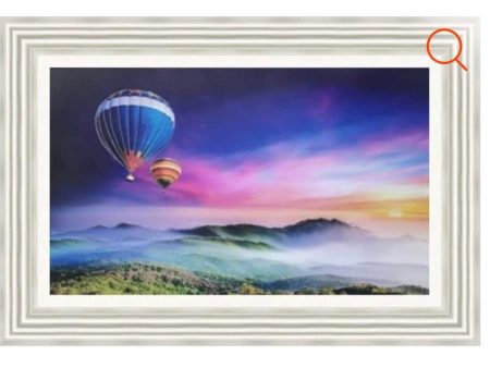 Hot Air Balloon over mountain Size 3   LAST ONE.   Click N Collect Cheap