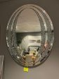 Oval glass Plaza Diamonte  mirror reduced last one click n collect Fashion