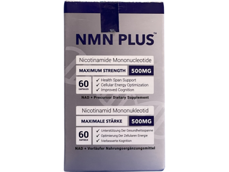 NMN PLUS Maximum Strength & Maximale Starke 500mg, 60 Capsules Hot on Sale