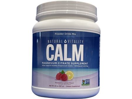 Natural Vitality Calm Magnesium Citrate Powder, 20 Ounces Online Hot Sale