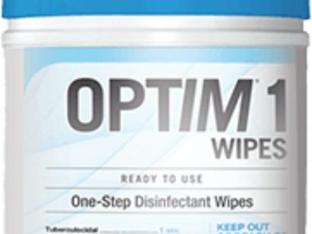 OPTIM 1 One Step Disinfectant Wipes, X-Large, 60 wipes per canister Online now