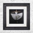 Dancing Ballerina pictured framed in 90x90cm  with Vegas Scoop frame REDUCED ! For Sale