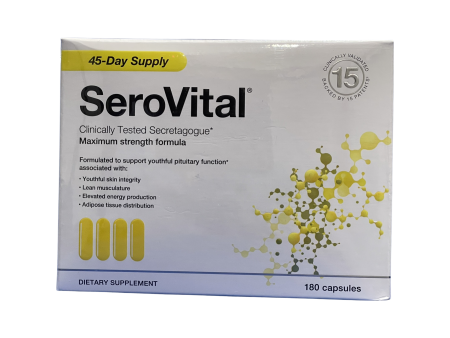 Serovital Capsules, 180-count. EXP:07 2026 Online