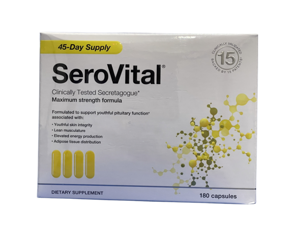 Serovital Capsules, 180-count. EXP:07 2026 Online