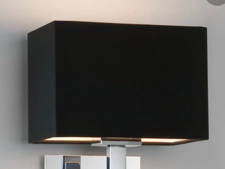 Coach House Wall light with black shade clearance Online now