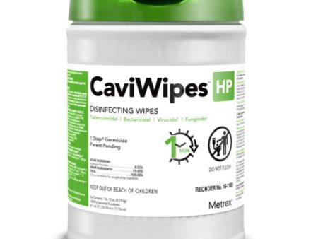 CaviWipes HP Disinfecting Wipes, Hydrogen Peroxide, Large, 160 per canister, 12 per case Online Hot Sale