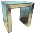 Large  Antiqued  mirrored side Table  126 SALE for collection For Sale