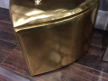 Love heart stool gold  One only !!  SAVE €50 For Cheap