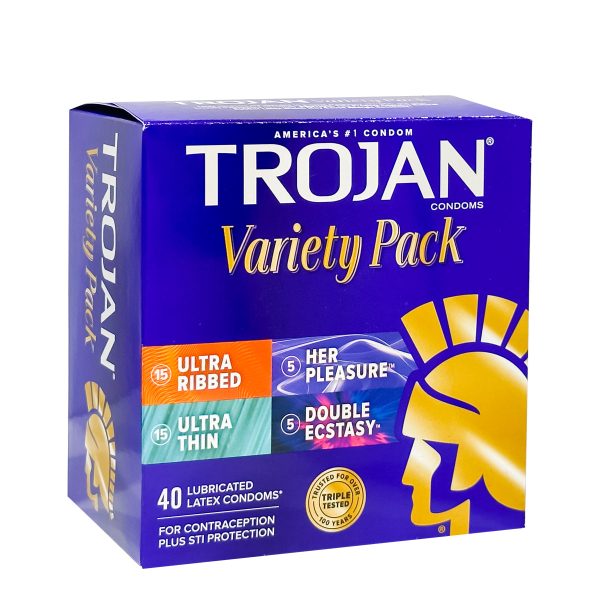 TROJAN Variety Pack, 40 Condoms Discount