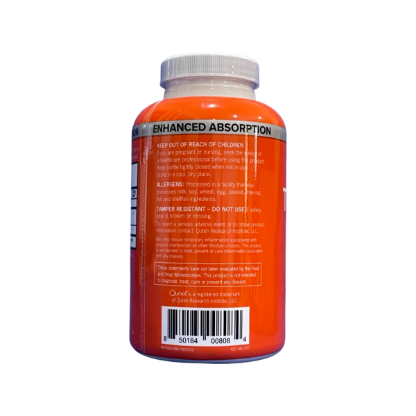 Qunol TURMERIC .1,500 mg 180 Capsules Cheap