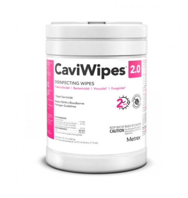 CaviWipes 2.0 Disinfectant Wipes, Enhanced Efficacy, Large, 160 per canister Online now