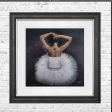 Dancing Ballerina pictured framed in 75 x 75 cm  with Vegas Scoop frame tbc Fashion