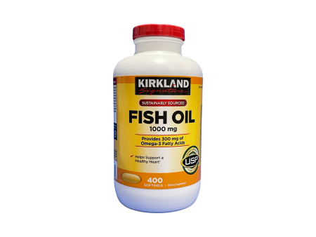 Kirkland Signature Fish Oil 1000 mg. 400 Softgels Online