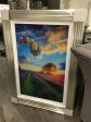 Hot Air balloon large  framed pictures .  CLEARING  AT LESS THAN HALF PRICE ! Click n collect Cheap