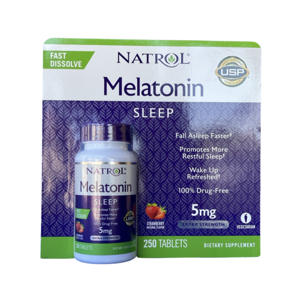 Natrol Melatonin 5 mg Fast Dissolve - 250 Tablets on Sale