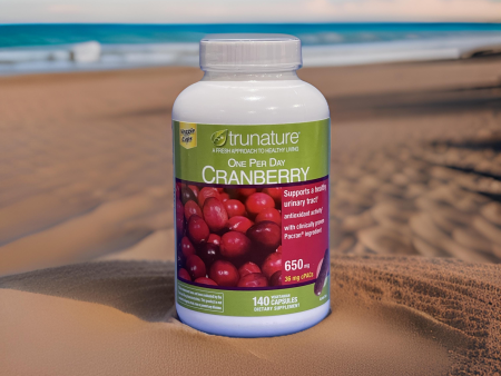 trunature CRANBERRY 650 mg, 140 Vegetarian Capsules Online Sale