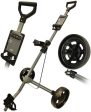 GLIDE-TEK 2.0 TWO WHEEL ALUMINIUM CART GUN METAL BLACK Online now