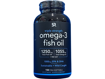 Sports Research, Omega-3 Fish Oil, Triple Strength , 150 Softgels Online Hot Sale