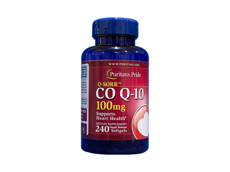 Puritan s Pride CoQ10 100mg, Supports Heart Health, 240 Softgels Discount