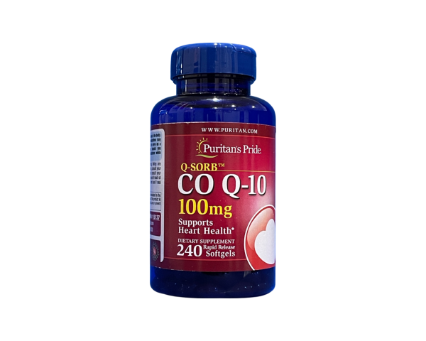 Puritan s Pride CoQ10 100mg, Supports Heart Health, 240 Softgels Discount