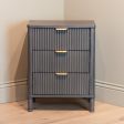 HARVEY 3 drawer bedside cabinet view instore on Sale