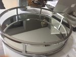 Round Nickel Mirror Tray Large 40.5 cm Click n Collect Online