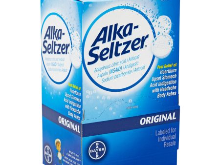 Alka-Seltzer Original, 2 Efferverscent Tablets , 58 Pouches For Discount