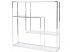 Linton stainless steel and glass Modular display unit Online now